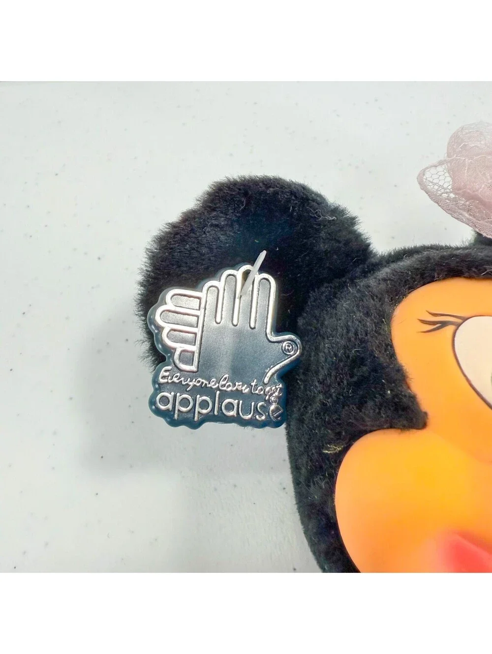 1986 Disney Totally Minnie Doll Applause #8534 Vinyl Head RARE MINI SKIRT & LACE